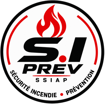 Logo S.I PREV, sécurité incendie et prévention, SSIAP